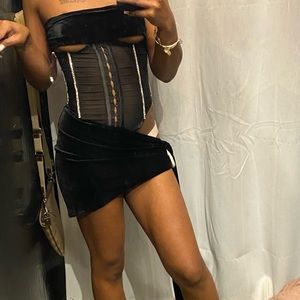 Show your skin Black Dress